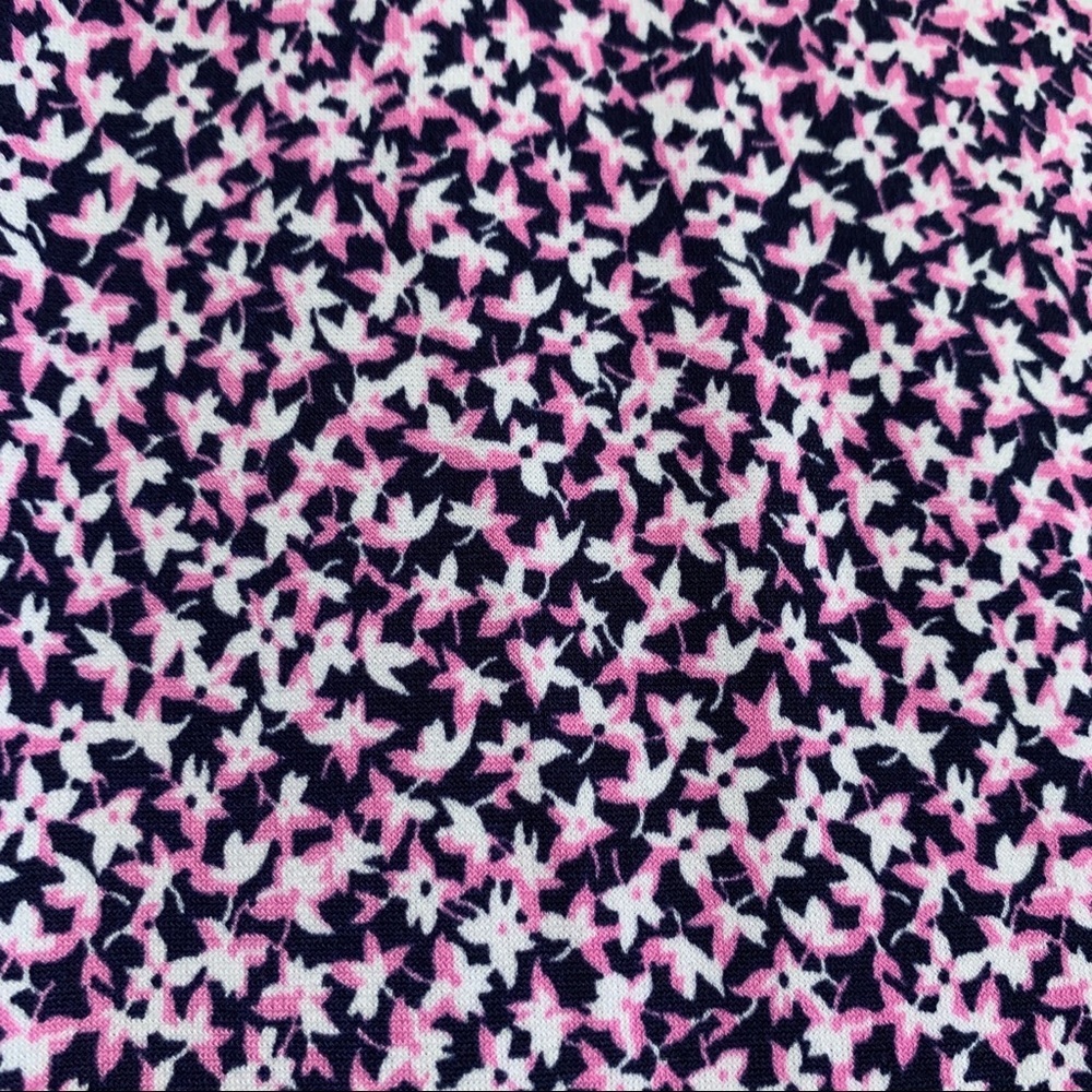 Michael Michael Kors Navy Floral Jumpsuit Size Medium NWT - Picture 6 of 9